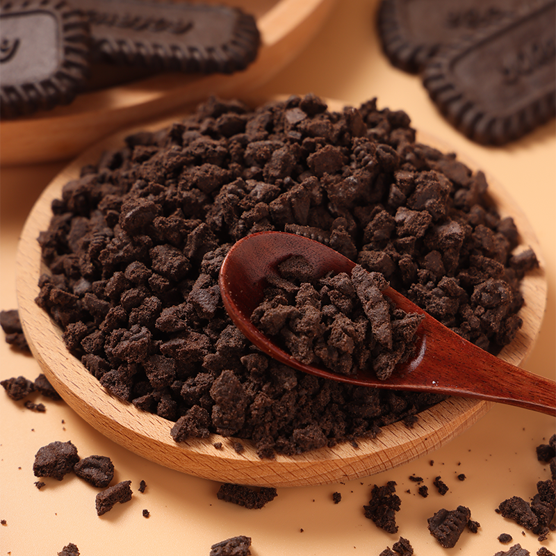 Galleta desmenuzada mediana con cacao Galleta desmenuzada mediana con cacao