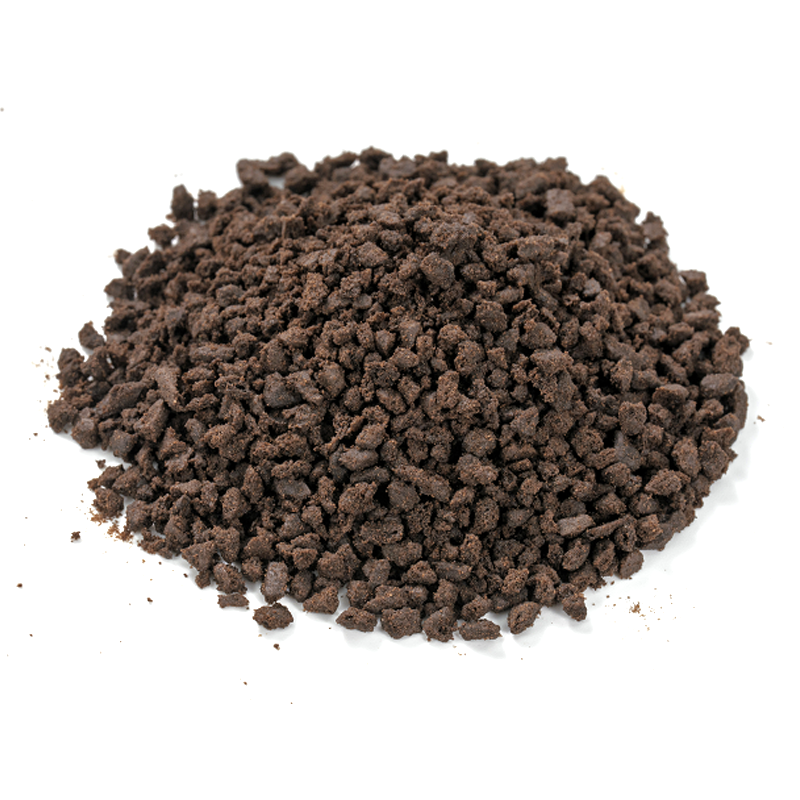 Pequeñas galletas de cacao desmenuzadas