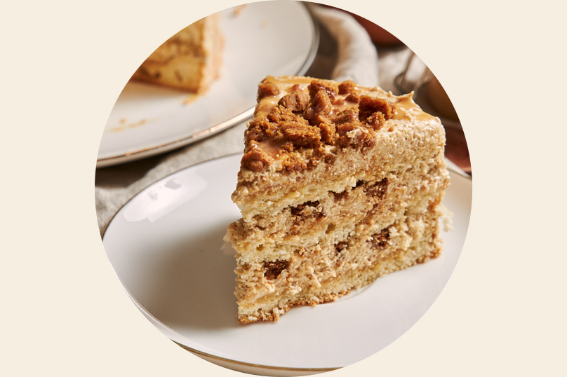 Galleta desmenuzada para pasteles tipo sándwich